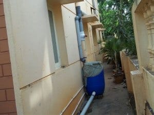 Roof top water harvesting