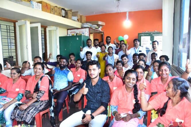 students at skill development centre